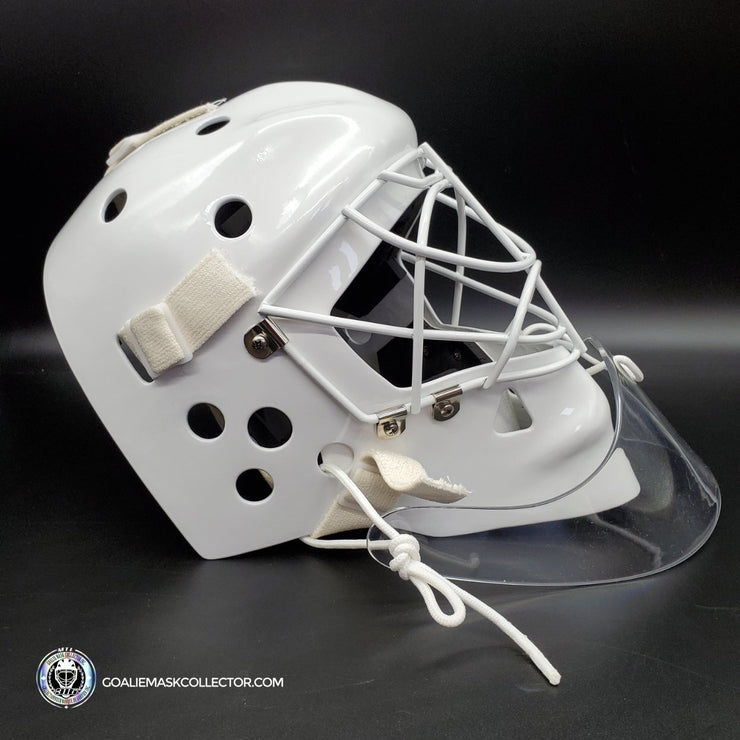 Patrick Roy Goalie Mask Unsigned 1986 Montreal Rookie with Throat Guar ...
