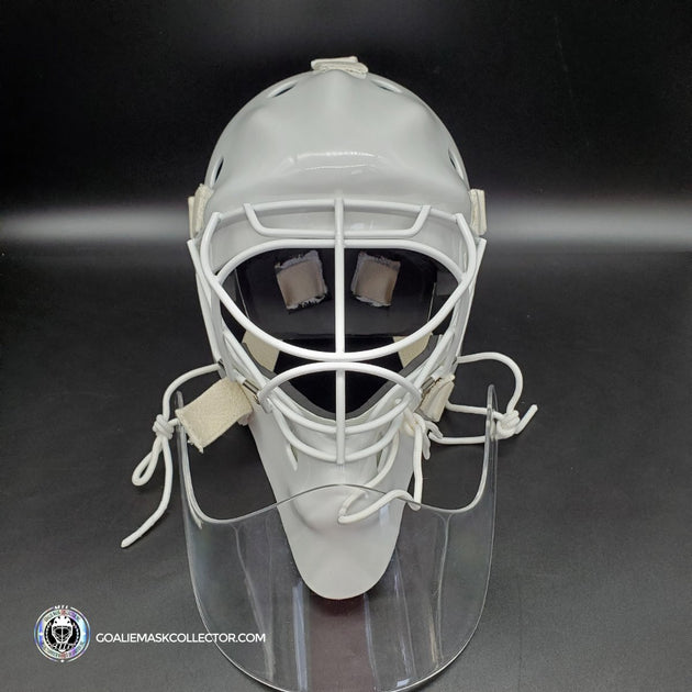 Patrick Roy Goalie Mask Unsigned 1986 Montreal Rookie with Throat Guar ...