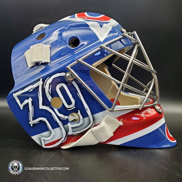 Pavel Francouz Goalie Mask Unsigned 2022 Colorado Tribute