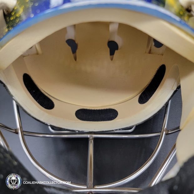 Pekka Rinne Goalie Mask Game Worn 2014-15 Nashville Predators "General Maximus" Vezina Nominee Season Painted by Daveart on Bauer Shell Photo-matched