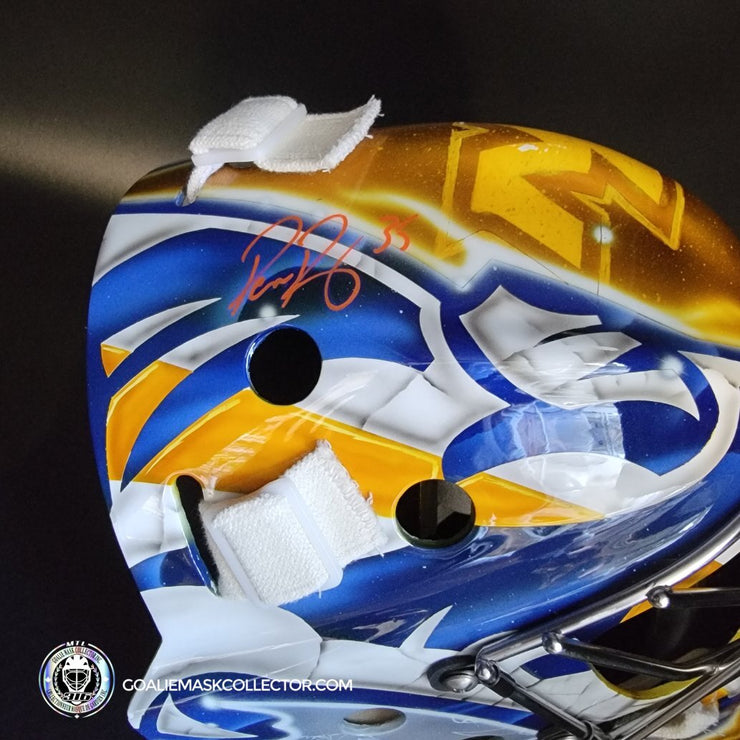 Pekka Rinne Signed Goalie Mask 2017 Nashville Signature Edition Autographed