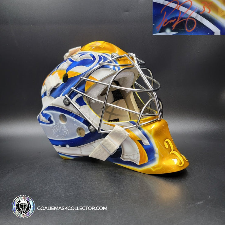 Pekka Rinne Signed Goalie Mask 2017 Nashville Signature Edition Autographed