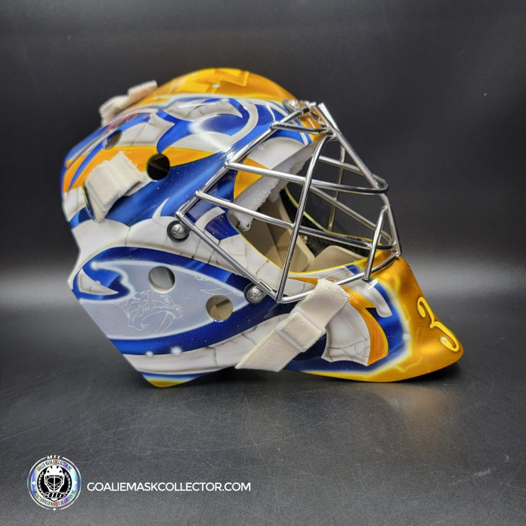 Pekka Rinne Signed Goalie Mask 2017 Nashville Signature Edition Autographed