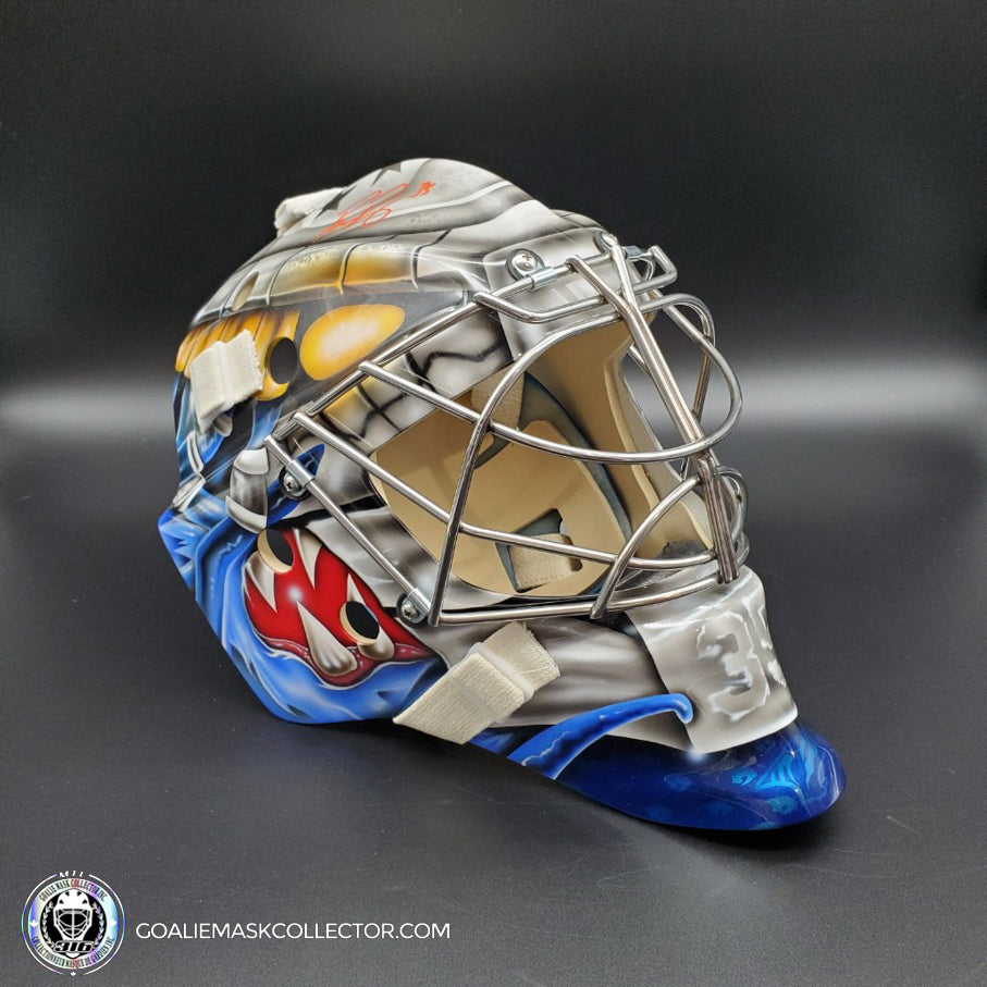 Pekka Rinne Unsigned Goalie Mask Nashville V1