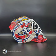 Peter Budaj Goalie Mask Unsigned 2013 Montreal "Angry Ned Flanders The Simpsons" Tribute