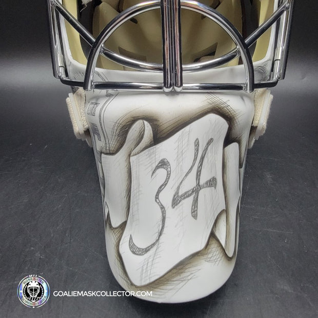 Petr Mrazek Signed Goalie Mask 2022 Detroit Joe Louis Arena Greatest History Signature Edition Autographed Tribute