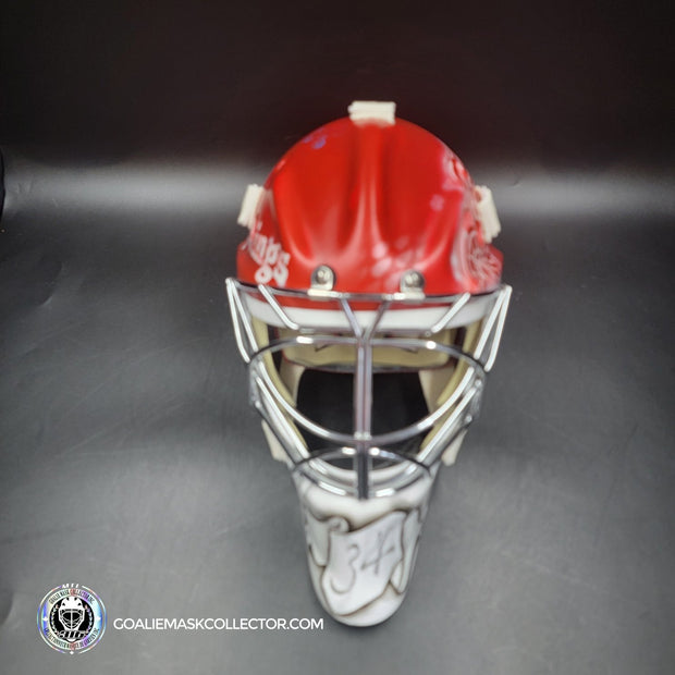 Petr Mrazek Signed Goalie Mask 2022 Detroit Joe Louis Arena Greatest History Signature Edition Autographed Tribute