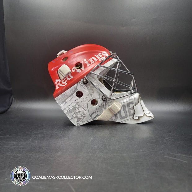 Petr Mrazek Signed Goalie Mask 2022 Detroit Joe Louis Arena Greatest History Signature Edition Autographed Tribute