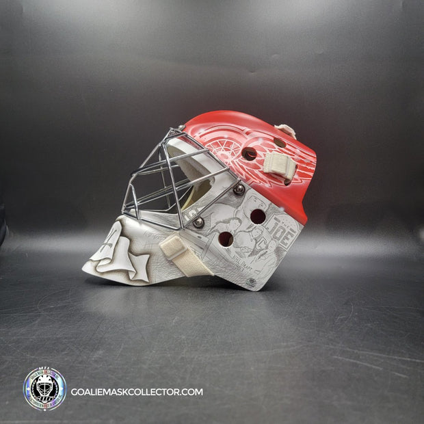 Petr Mrazek Signed Goalie Mask 2022 Detroit Joe Louis Arena Greatest History Signature Edition Autographed Tribute
