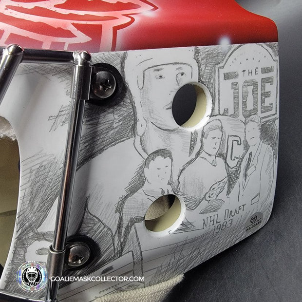 Petr Mrazek Signed Goalie Mask 2022 Detroit Joe Louis Arena Greatest History Signature Edition Autographed Tribute