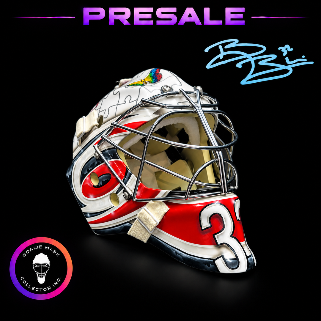 PRESALE: Brandon Bussi Signed Goalie Mask 2026 Carolina CUP WINNING Signature Edition Autographed Tribute