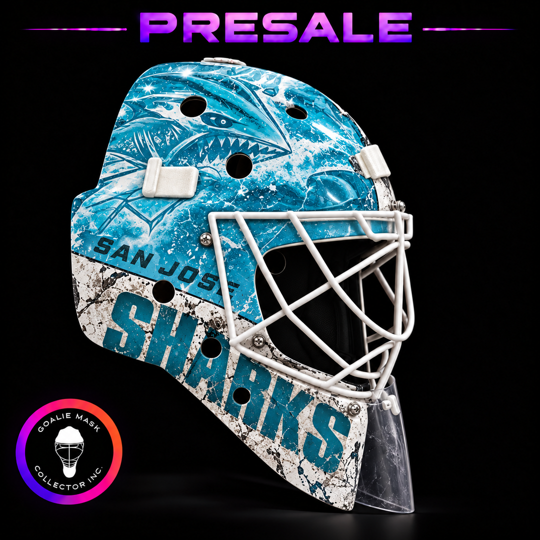 Yaroslav Askarov 2027 San Jose goalie mask presale mockup without signature