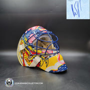 Presale: Roberto Luongo Goalie Mask Signed 2001 Florida V2 Pink Panther Signature Edition Autographed Tribute