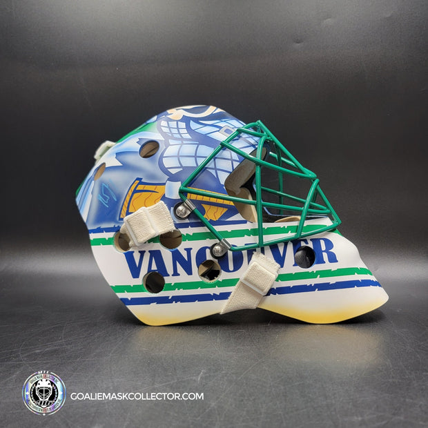 Roberto Luongo Goalie Mask Signed 2011 Vancouver "Johnny Canuck" Signature Edition Autographed Tribute