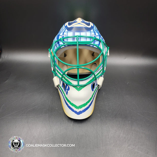 Roberto Luongo Goalie Mask Signed 2011 Vancouver "Johnny Canuck" Signature Edition Autographed Tribute