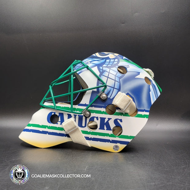 Roberto Luongo Goalie Mask Signed 2011 Vancouver "Johnny Canuck" Signature Edition Autographed Tribute