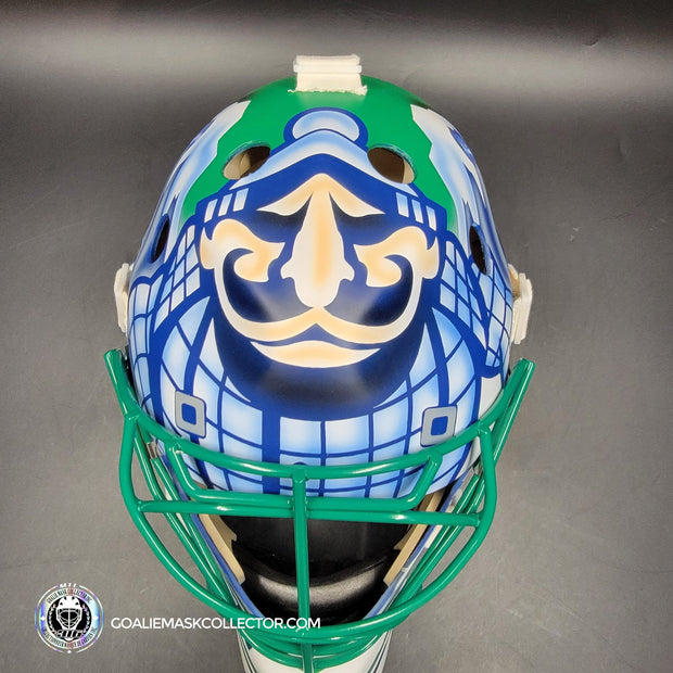 Roberto Luongo Goalie Mask Signed 2011 Vancouver "Johnny Canuck" Signature Edition Autographed Tribute