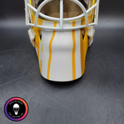 Roberto Luongo Goalie Mask Signed 2015-16 Florida "WHITE & GOLD" Signature Edition Autographed Tribute