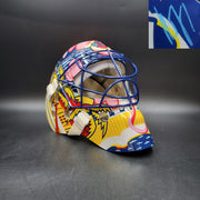 Presale: Roberto Luongo Goalie Mask Signed 2001 Florida V2 Pink Panther Signature Edition Autographed Tribute