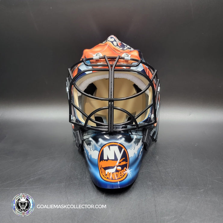 Roberto Luongo Goalie Mask Signed New York Signature Edition Autographed Tribute