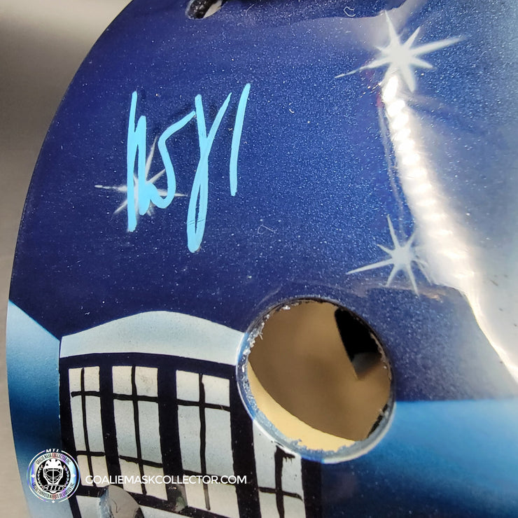 Roberto Luongo Goalie Mask Signed New York Signature Edition Autographed Tribute