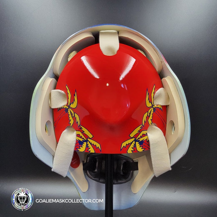 Presale: Roberto Luongo Goalie Mask Signed 2001 Florida V2 Pink Panther Signature Edition Autographed Tribute