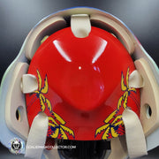 Presale: Roberto Luongo Goalie Mask Signed 2001 Florida V2 Pink Panther Signature Edition Autographed Tribute
