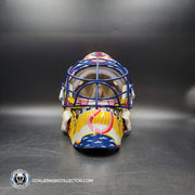 Presale: Roberto Luongo Goalie Mask Signed 2001 Florida V2 Pink Panther Signature Edition Autographed Tribute