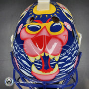 Presale: Roberto Luongo Goalie Mask Signed 2001 Florida V2 Pink Panther Signature Edition Autographed Tribute