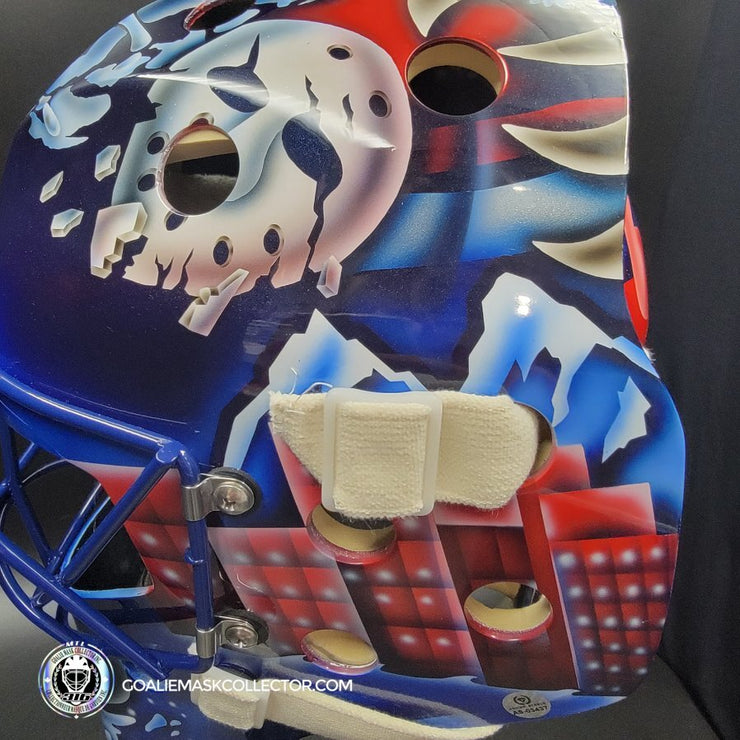 Roberto Luongo Signed Goalie Mask 2006 Vancouver FIRST YEAR Signature Edition Autographed Tribute