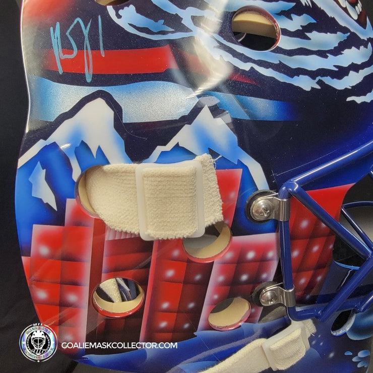 Roberto Luongo Signed Goalie Mask 2006 Vancouver FIRST YEAR Signature Edition Autographed Tribute