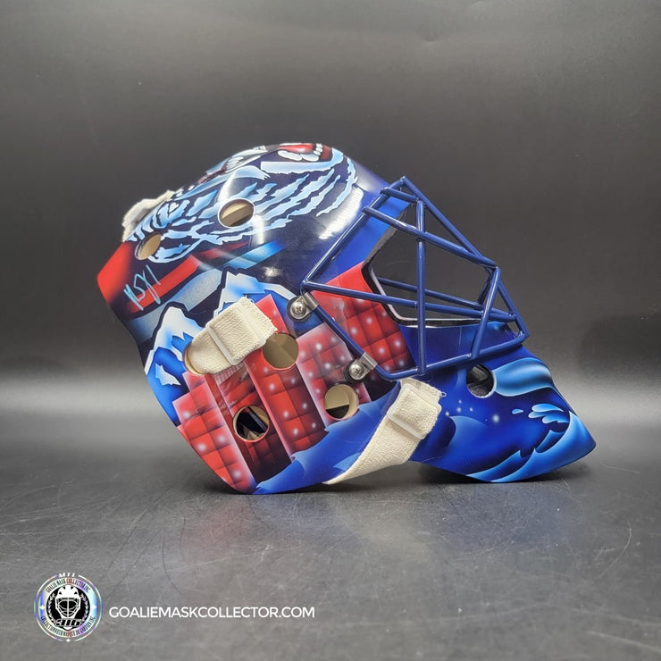 Roberto Luongo Signed Goalie Mask 2006 Vancouver FIRST YEAR Signature Edition Autographed Tribute