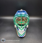 Roberto Luongo Signed Goalie Mask 2009 Vancouver CAPTAIN Signature Edition Autographed Tribute