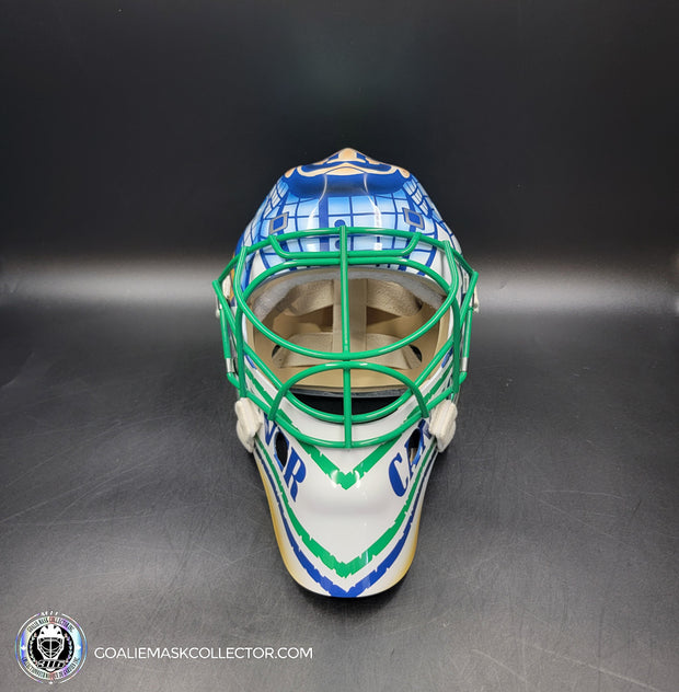 Roberto Luongo Signed Goalie Mask 2009 Vancouver CAPTAIN Signature Edition Autographed Tribute