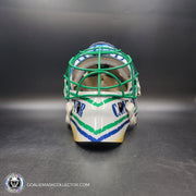 Roberto Luongo Signed Goalie Mask 2009 Vancouver CAPTAIN Signature Edition Autographed Tribute