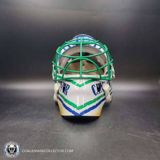 Roberto Luongo Signed Goalie Mask 2009 Vancouver CAPTAIN Signature Edition Autographed Tribute
