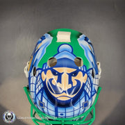 Roberto Luongo Signed Goalie Mask 2009 Vancouver CAPTAIN Signature Edition Autographed Tribute