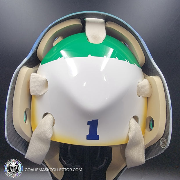 Roberto Luongo Signed Goalie Mask 2009 Vancouver CAPTAIN Signature Edition Autographed Tribute