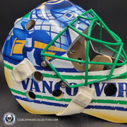 Roberto Luongo Signed Goalie Mask 2009 Vancouver CAPTAIN Signature Edition Autographed Tribute