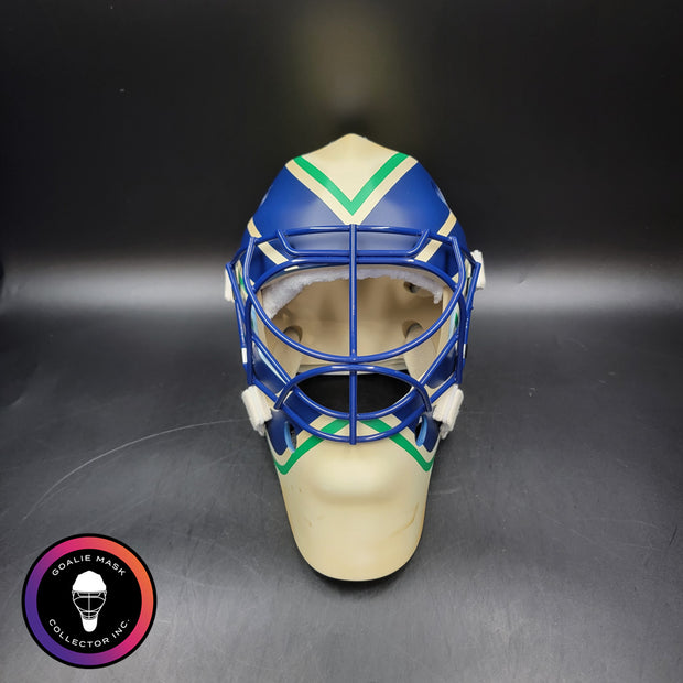 Roberto Luongo Signed Goalie Mask 2013 Vancouver RETRO V2 Signature Edition Autographed Tribute