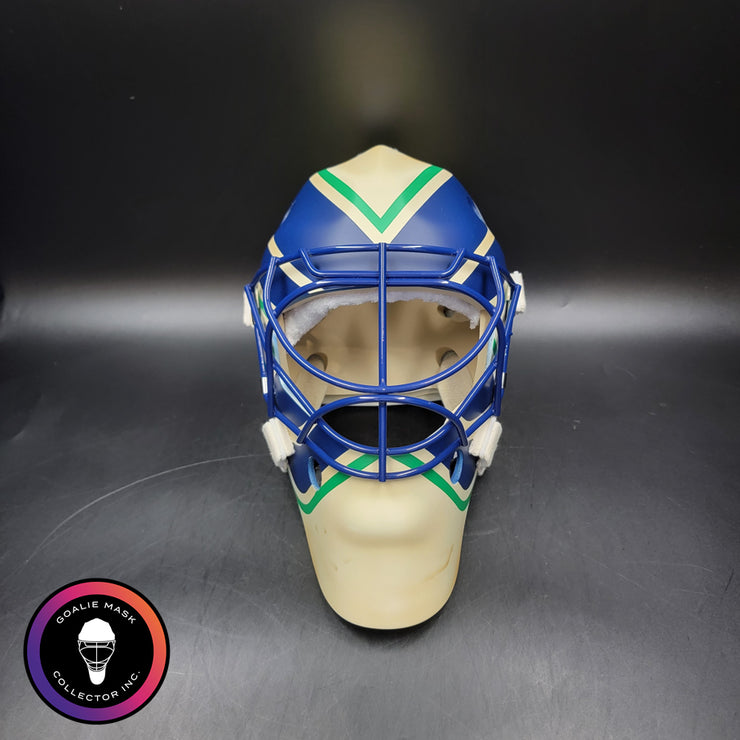 Roberto Luongo Signed Goalie Mask 2013 Vancouver RETRO V2 Signature Edition Autographed Tribute