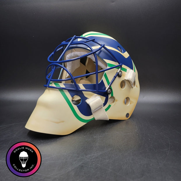 Roberto Luongo Signed Goalie Mask 2013 Vancouver RETRO V2 Signature Edition Autographed Tribute