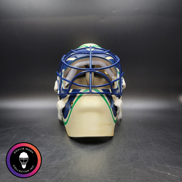 Roberto Luongo Signed Goalie Mask 2013 Vancouver RETRO V2 Signature Edition Autographed Tribute