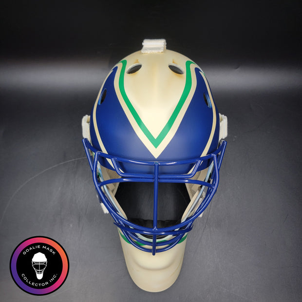 Roberto Luongo Signed Goalie Mask 2013 Vancouver RETRO V2 Signature Edition Autographed Tribute