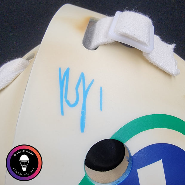 Roberto Luongo Signed Goalie Mask 2013 Vancouver RETRO V2 Signature Edition Autographed Tribute