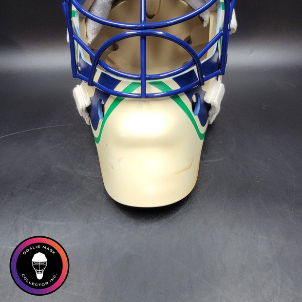 Roberto Luongo Signed Goalie Mask 2013 Vancouver RETRO V2 Signature Edition Autographed Tribute