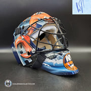 Presale: Roberto Luongo Goalie Mask Signed New York Signature Edition Autographed Tribute