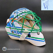 Presale: Roberto Luongo Goalie Mask Signed 2011 Vancouver "Johnny Canuck" Signature Edition Autographed Tribute
