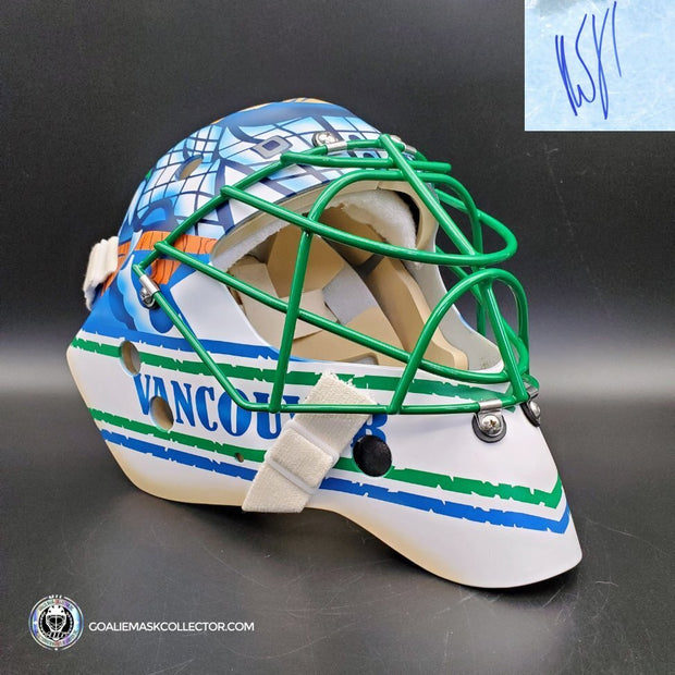 Presale: Roberto Luongo Signed Goalie Mask 2011 Vancouver "Johnny Canuck" Signature Edition Autographed Tribute