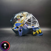 Roman Turek Goalie Mask Unsigned St. Louis Iron Maiden Eddie Tribute